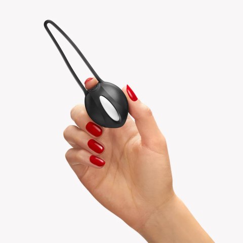 Fun Factory Smartball Uno Black – Pojedyncza Kulka Gejszy do Treningu Mięśni Kegla