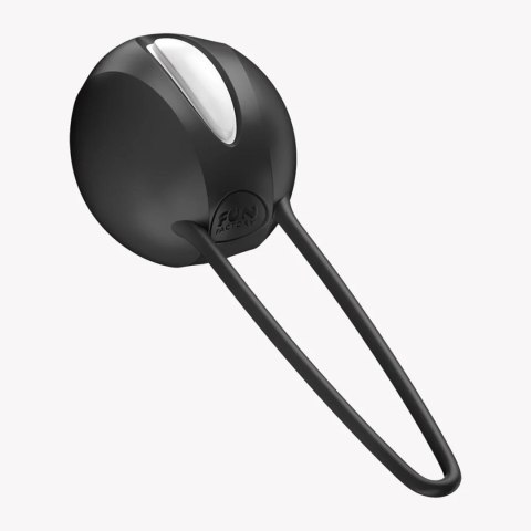 Fun Factory Smartball Uno Black – Pojedyncza Kulka Gejszy do Treningu Mięśni Kegla
