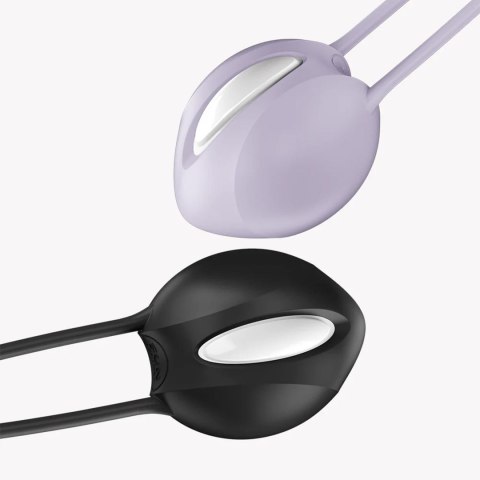 Fun Factory Smartball Uno Black – Pojedyncza Kulka Gejszy do Treningu Mięśni Kegla
