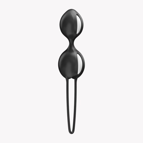 Fun Factory Smartballs Duo Black – Podwójne Kulki Gejszy do Treningu Mięśni Kegla