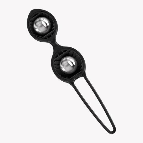 Fun Factory Smartballs Duo Black – Podwójne Kulki Gejszy do Treningu Mięśni Kegla