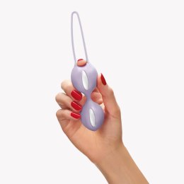 Fun Factory Smartballs Duo Lavender – Podwójne Kulki Gejszy do Treningu Mięśni Kegla