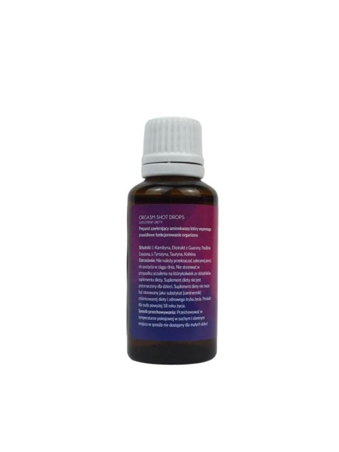 Orgasm Shot Drops – Krople Wzmacniające Libido, 15 ml