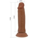 Pretty Love Quentin 7.2" – Realistyczne Dildo z Ruchomą Powłoką i Przyssawką