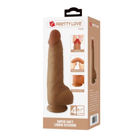 Pretty Love Najm 9.1" – Realistyczne Dildo z Miękkiego Silikonu
