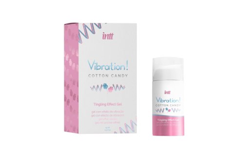 INTT Vibration! Cotton Candy 15 ml – Żel Stymulujący z Efektem Mrowienia